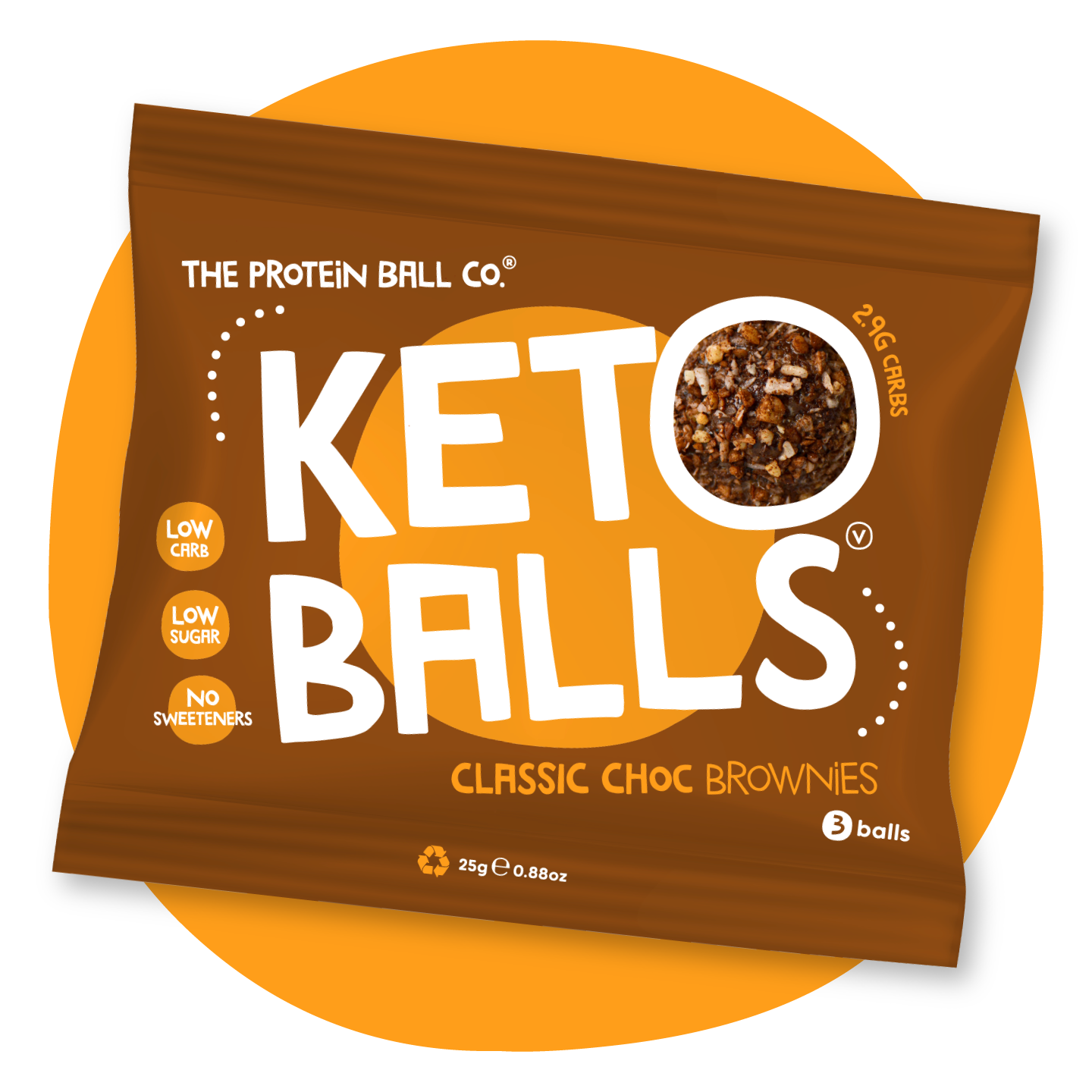 The Protein Ball Co Keto Ball Snack 20 x 25g